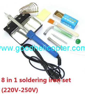 Wltoys Q333 Q333-A Q333-B Q333-C quadcopter drone parts 8-In-1 Voltage 220-250V 60W soldering iron set - Click Image to Close